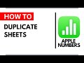 How to Duplicate a Sheet in Apple Numbers Instant Copy!