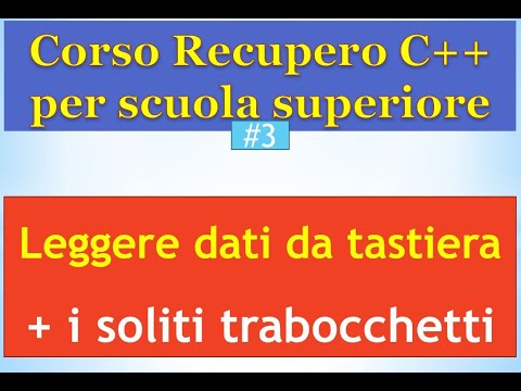 C++ Recovery Course for High School (03): Reading Data from the Keyboard