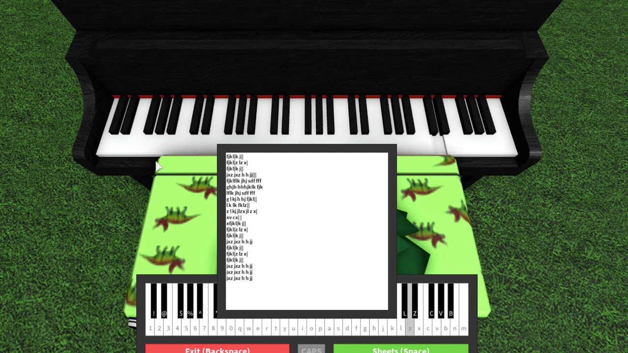 Roblox Piano Notes Converter  Piano Letter Notes