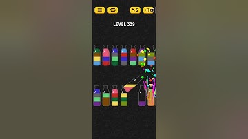 Soda Sort Puzzle Level 339 Walkthrough Solution Android/iOS