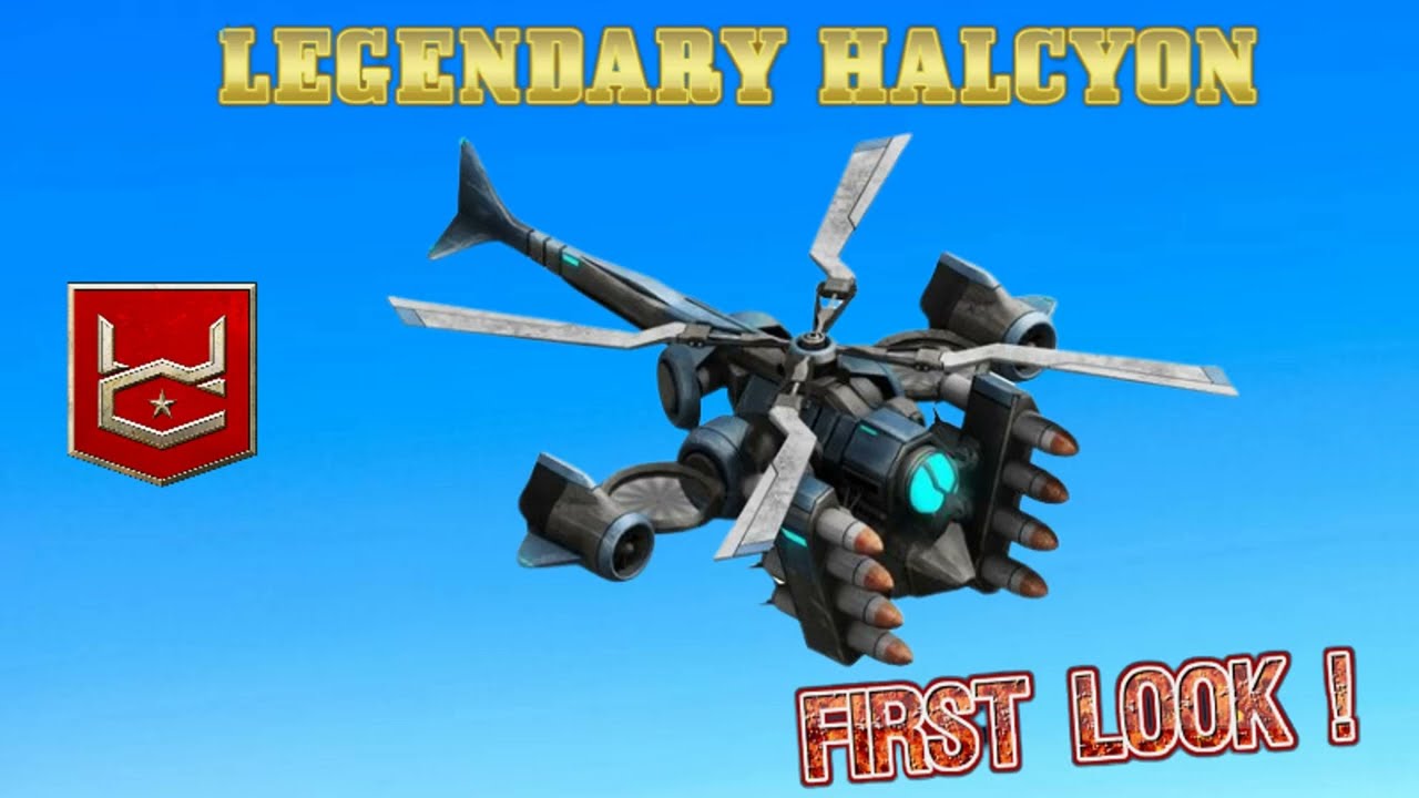War Commander Legendary Halcyon Frist Look !