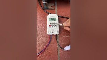 Cách cài đặt công tắc hẹn giờ bật tắt đèn đường, máy bơm tự động