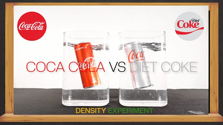 Coke vs Diet Coke Density Experiment - Why doesn't Diet Coke sink?