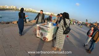 Rabat Morocco part 2 - ENGLISH LANGUAGE - Serbian On The Road - 4K