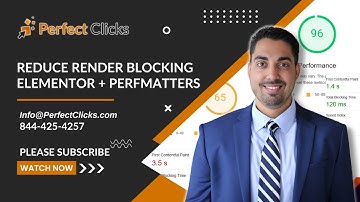 Perfmatters Settings For Elementor: Reduce Render Blocking & Boost First Contentful Paint (FCP)