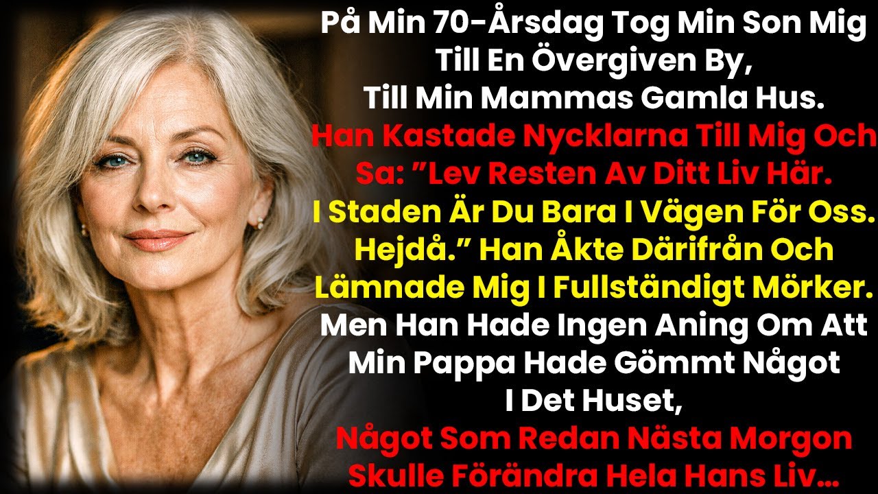 Min son lämnade mig ensam i en övergiven by… han visste inte vad far gömde där