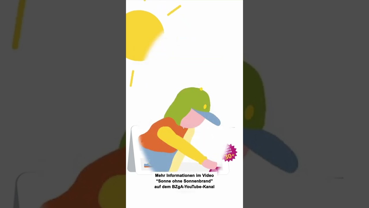 Die BZgA zum UVSchutz 