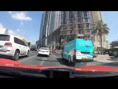 Driving from Burj Khalifa, Dubai to Atlantis, Palm Jumeirah – FULL