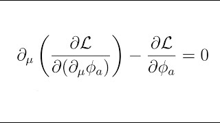 نظرية الحقل الكمي 4 : معادلات أويلر لاجرانج للحقول QFT Euler Lagrange eq.