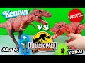 Toy comparison  mattel red rex vs kenner tyrannosaurus rex  jurassic park 30th anniversary