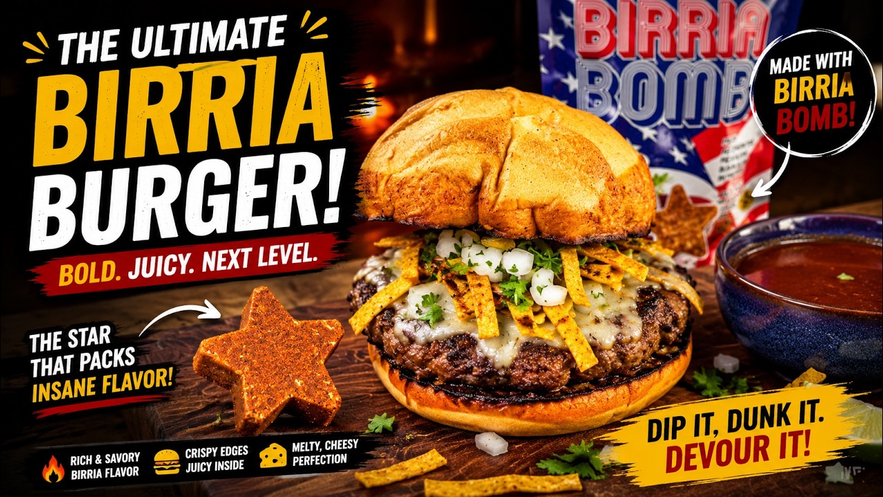 America Turns 250 🇺🇸 So I Made the Ultimate 4th of July Birria Smashburger!