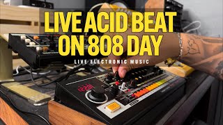 Live Programming The TR-08 On 808 Day