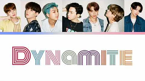 BTS (방탄소년단) Dynamite– -Lyrics video (Color Coded Lyrics Eng/Rom/Han)