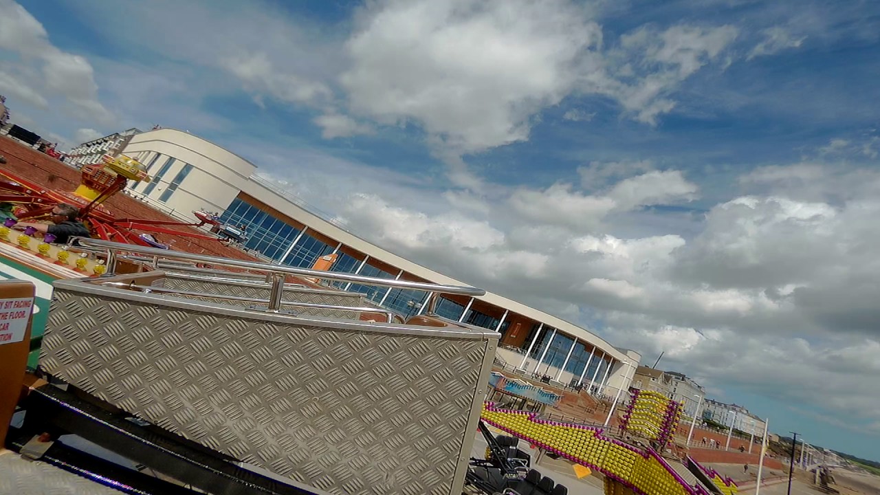 Bayside Pleasure Park Bridlington - Roulette (ARM Trabant) onride - YouTube