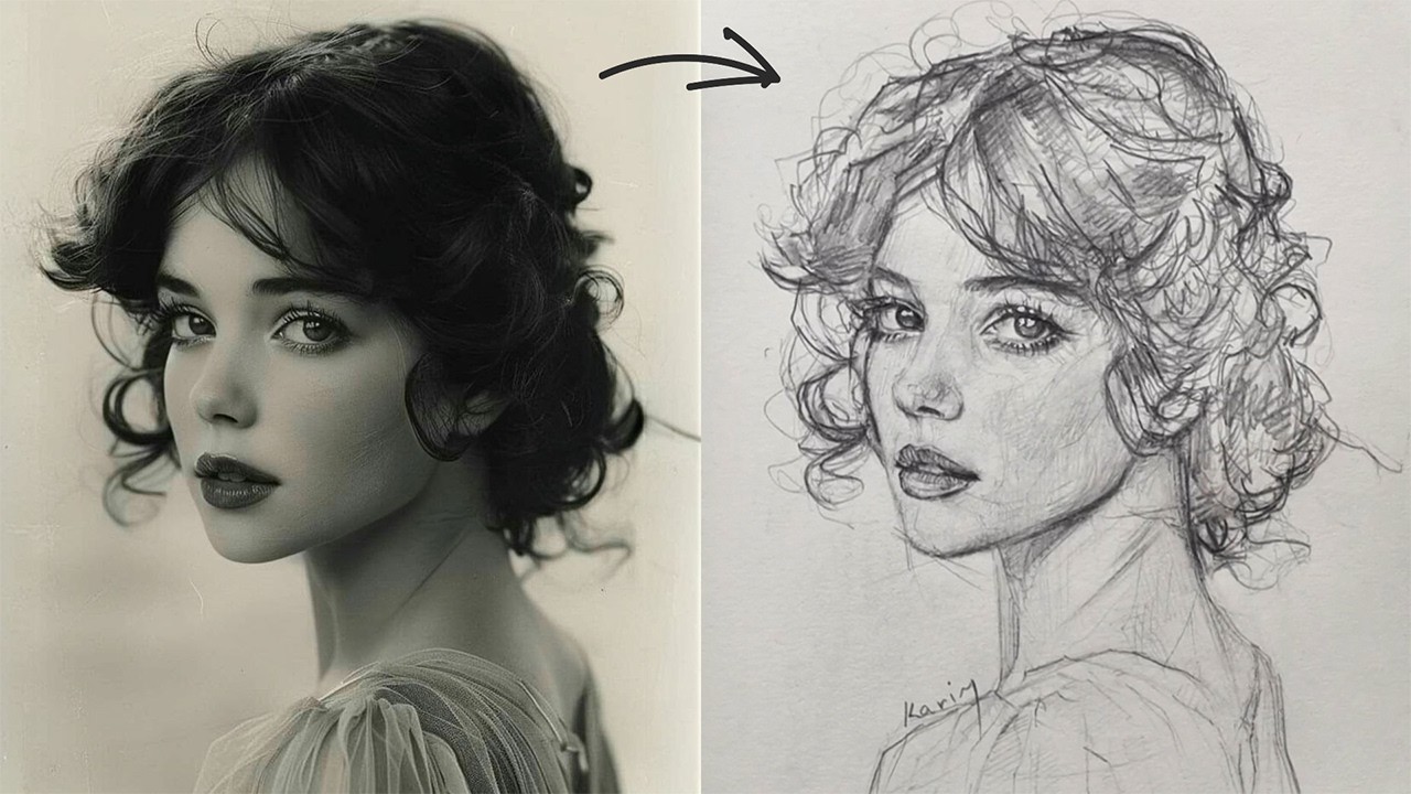 Learn FACE DRAWING in 5 Minutes with LOOMIS METHOD!!