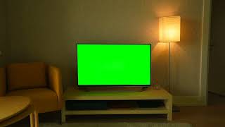 Television Green Screen No Copyright Living Room