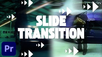 Seamless Slide Transition Tutorial in Premiere Pro (Motion Blur)