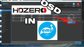 HDZERO OSD / VTX setup in EMUFLIGHT guide