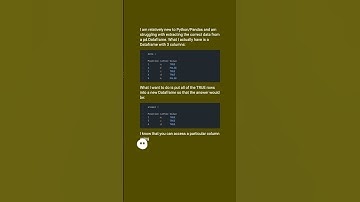 Extracting all rows from pandas Dataframe that have certain value in a specific column #shorts