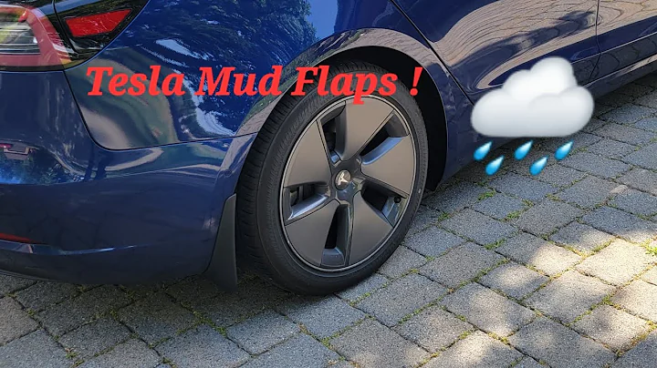 Tesla Model 3 Mudflaps Install and Review - No Drill !!