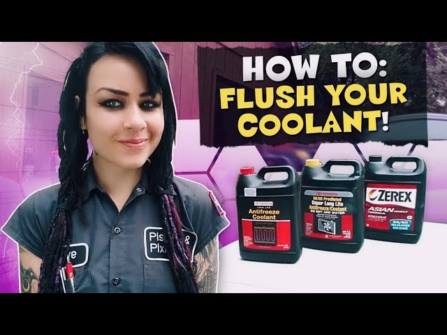 How to Flush Your Coolant! (at home, without any fancy tools) featuring various Toyotas!