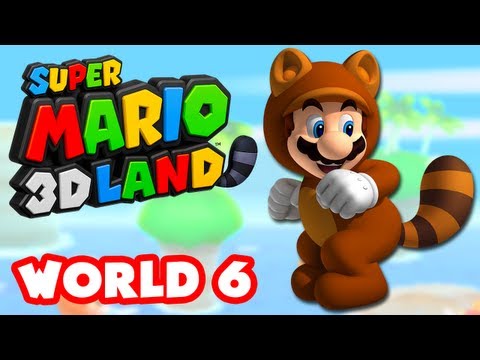 Super Mario 3D Land - World 6 (Nintendo 3DS Gameplay Walkthrough)