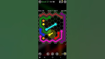 How To Solve Flow Free Hexes Jumbo Interval Pack Level 21 Board Walk Through Solution Walkthrough