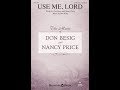 Use me lord satb choir  don besignancy price