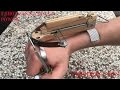 Making a 5 Shots Assassin's Creed Style Wrist Crossbow | Shooting