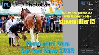 Editing Photos from Cartmel Agricultural Show 2026 with DxO Photolab