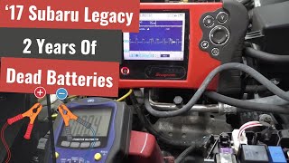 Subaru Legacy  Battery Keeps Going Dead For The Last 2 Years