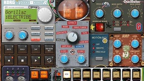 Gorillaz - Sunshine (Clint Eastwood´s sample from Korg IElectribe Gorillaz App)