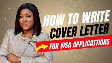 How to Write a Visa Cover Letter That Gets Approved!