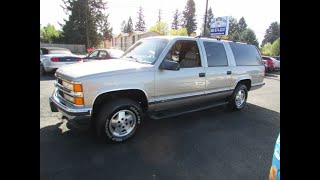 1999 Chevy Suburban LT 4x4 144,000 miles  SOLD ( For Sale)@hallmotorsllc5155