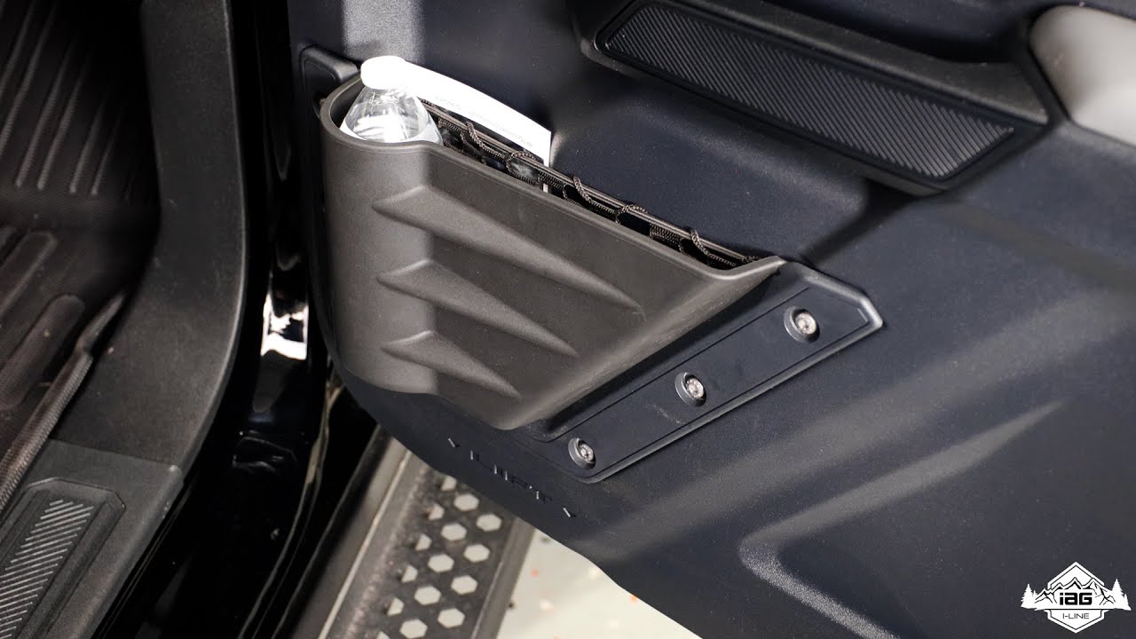 Deurklink Opbergdoos Container Compatibel met Ford Bronco 2021 2022 4 Deur Auto Interieur Accessoires, ABS Voor- en Achterdeur Side Armsteun Telefoon
