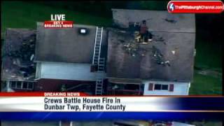 Crews Battle House Fire In Dunbar Township