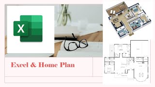 2. Home/Floor Plan in Excel - Very Simple