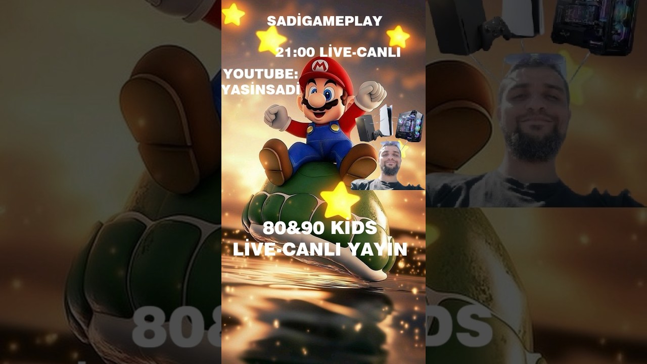 Süper Mario 80-90 kids  #Shorts #Live #shortsfeed