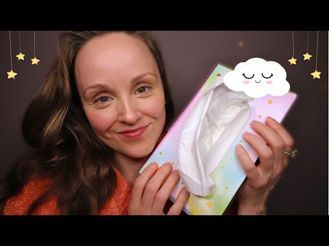 ASMR MIT 99,9 % EINSCHLAFGARANTIE 💫 TASCHENTÜCHERBOX 😍 TAPPING, TRACING, KNISTERN & BRUSHING