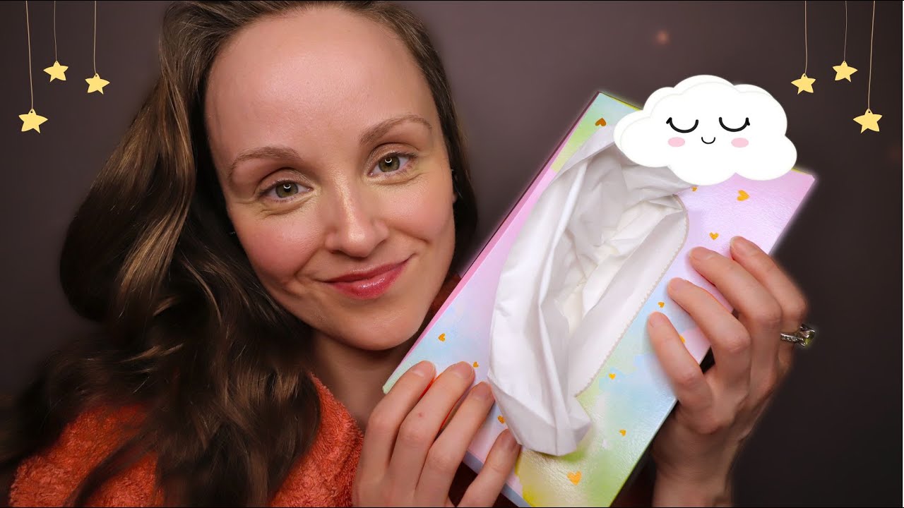 ASMR MIT 99,9 % EINSCHLAFGARANTIE 💫 TASCHENTÜCHERBOX 😍 TAPPING, TRACING, KNISTERN & BRUSHING