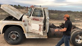 1966 Chevy C60 Start up and WalkAround