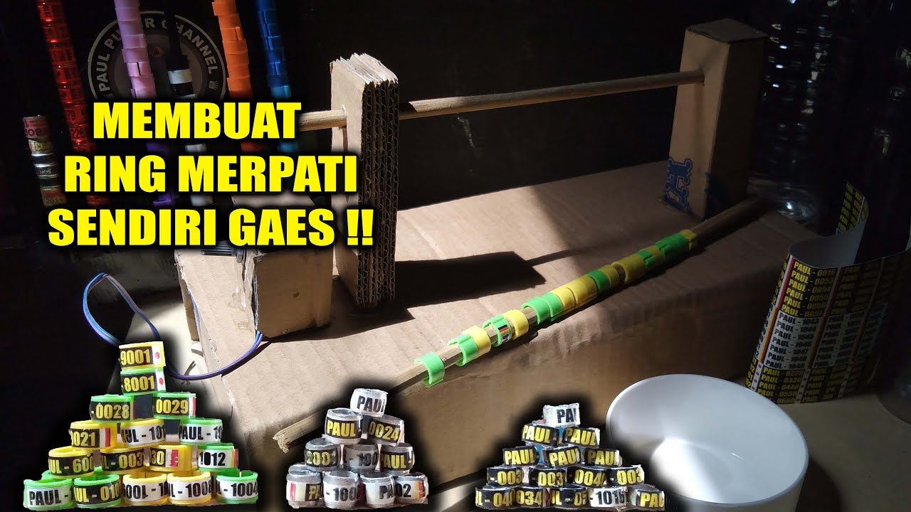 MEMBUAT RING MERATI LAPIS RESIN & KATALIS - ( DIY PIGEON RING )