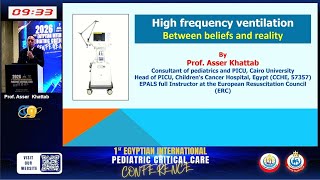 Full HFOV High Frequency Ventilation Between beliefs and reality Prof Asser Khattab Guide