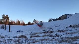 Sled jump fail