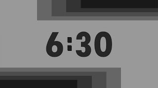 6 Minute 30 Second Timer (Basic Grey)