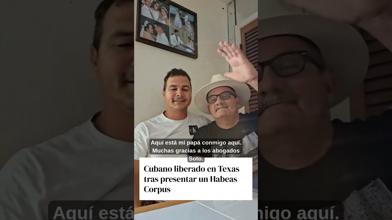Cubano liberado en Texas tras presentar un Habeas Corpus