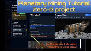Zero-G Tutorial: Mining — Extract Ore from Planetary Deposits | Browser Space MMO screenshot 4