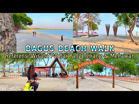 BAGUS BEACH WALK - LAMPUNG || Pantai Bagus Di Lampung Selatan