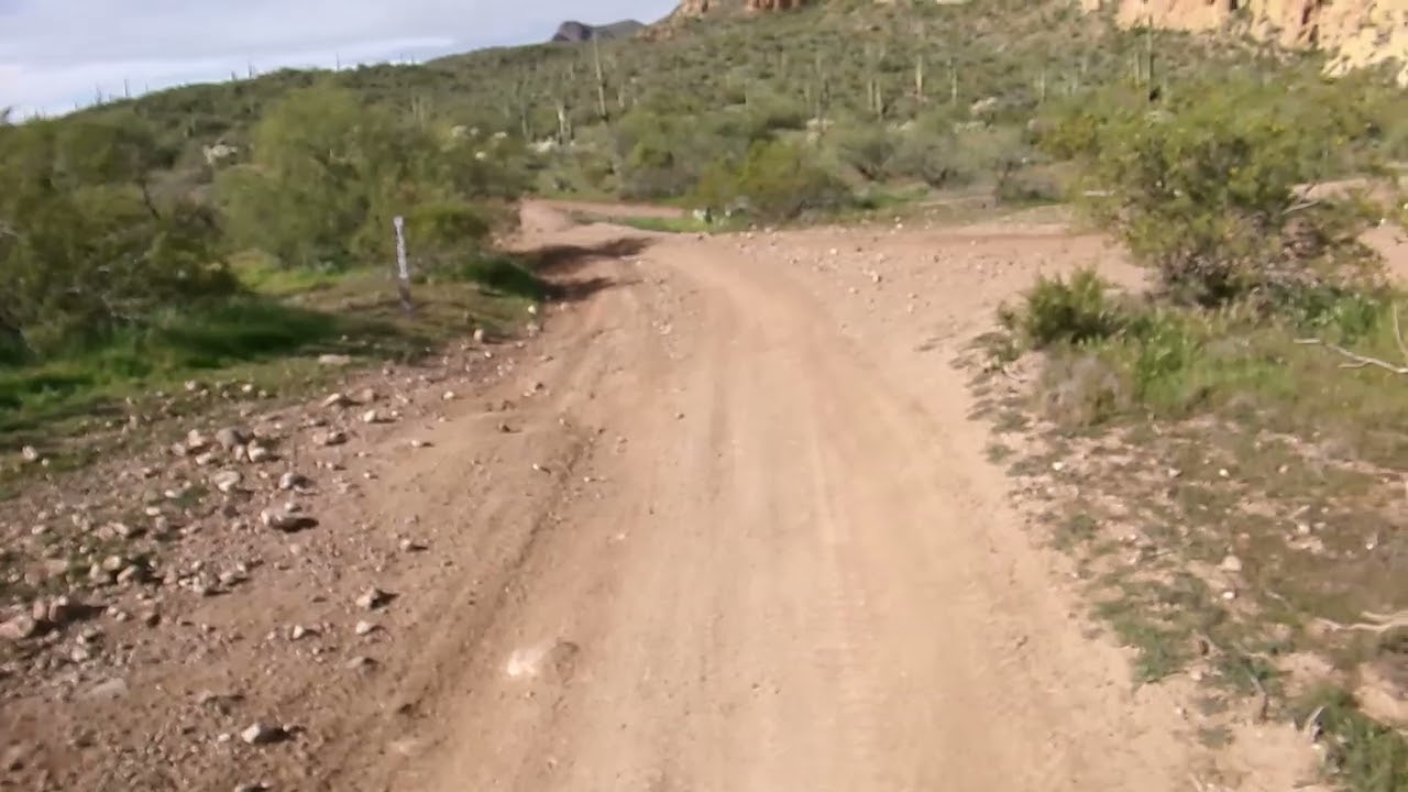 Palo Verde Arch from Hackamore Trailhead
