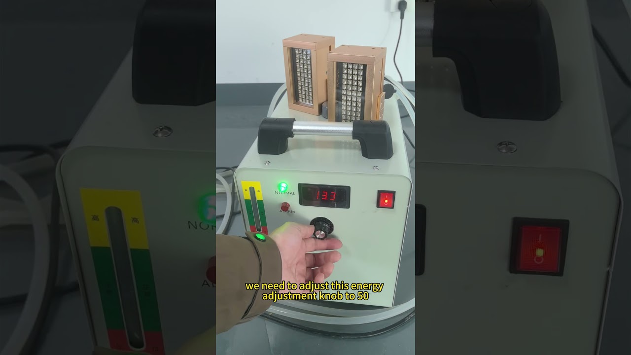 Adjustment of UV energy in LED UV curing lamps 